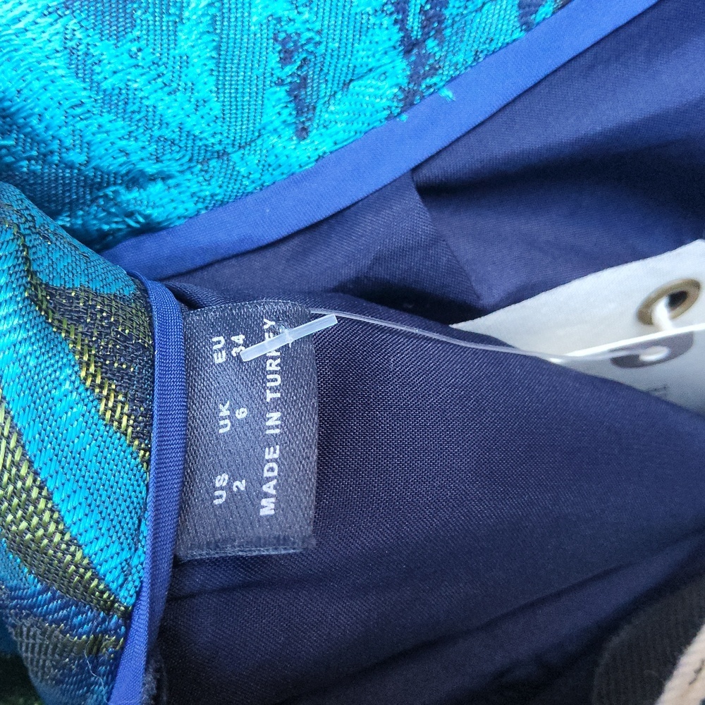 Maeve by Anthropologie dark blue skirt with pockets size 2 with tags - Picture 5 of 14